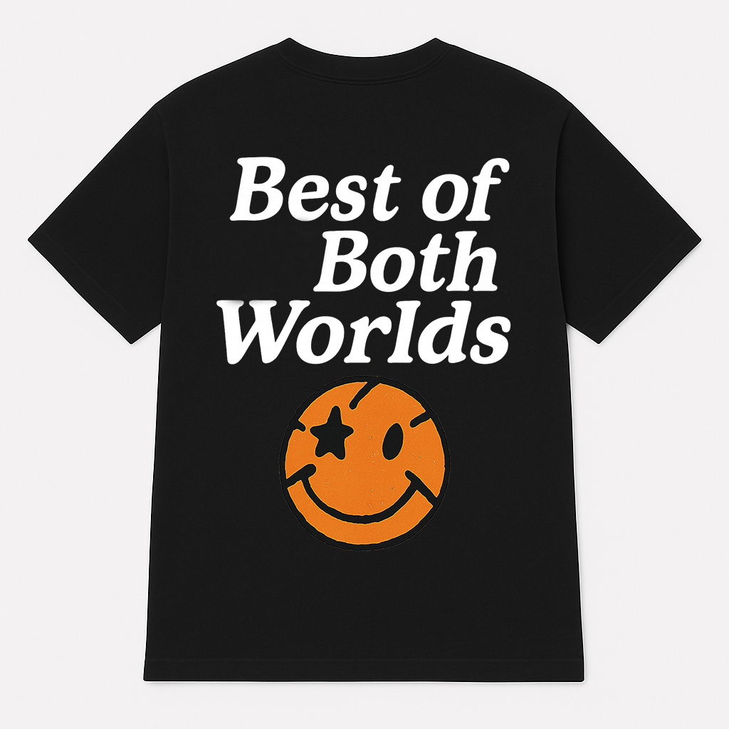 The Best Of Both World's Tee - Black - Image 2