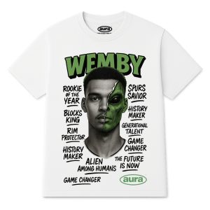 The Wemby Alien Tee- White